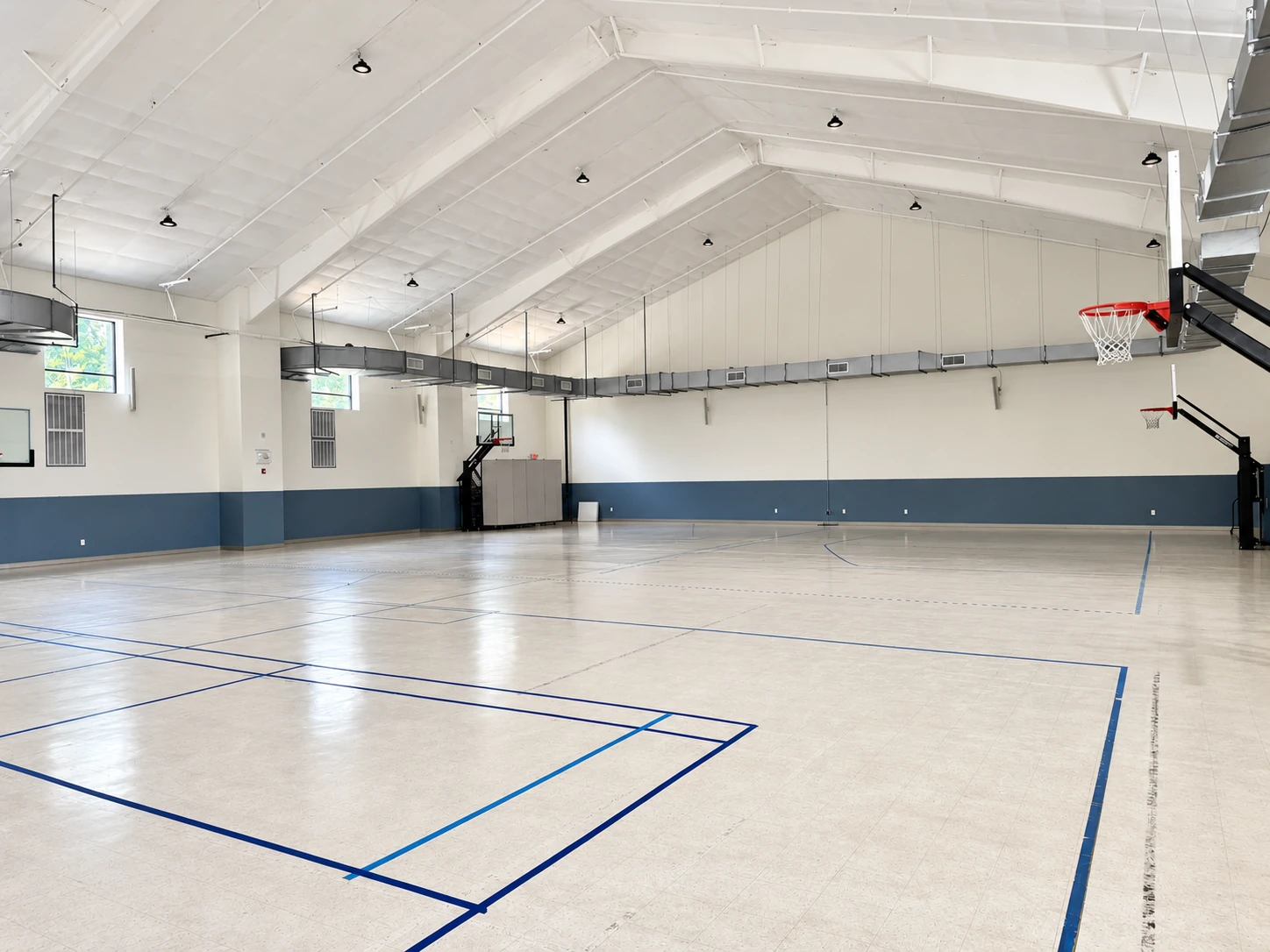 Al Noor indoor basketball courts ready for a sports session