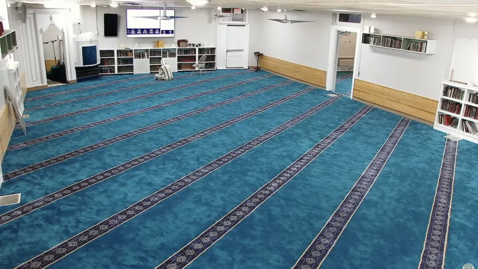 Inside Al Towbah’s prayer hall